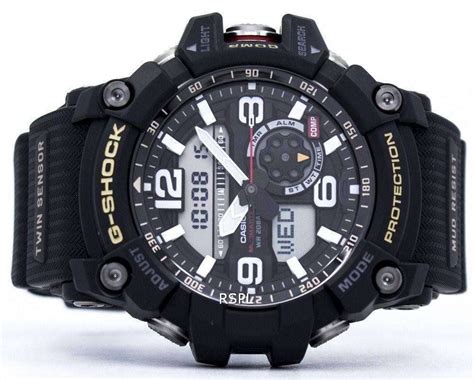 The range that is designed and engineered to withstand rough land environments. Casio G-Shock MUDMASTER Twin Sensor 200M GG-1000-1A Men's ...