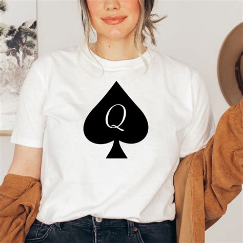 qos clothing qos shirt queen of spades hotwife cuckold etsy denmark