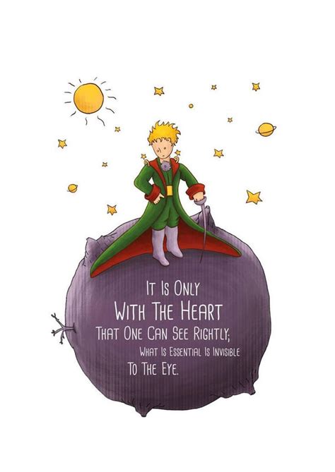 The Little Prince Poster Illustrations Typography Wall Etsy The