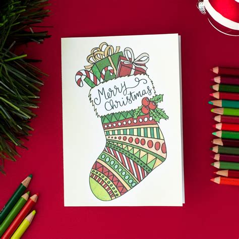 Each template download page gives a full description of what it may be used for as well as how to edit it. Free Christmas Card | Printable Template (Coloring Page Christmas Card)