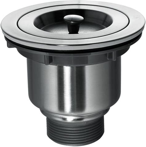 A kitchen sink strainer has a simple and minimalist design with perforations that fits over your sink drain hole. Kraus KHU10032KPF1602KSD30CH 32 Inch Undermount Single ...