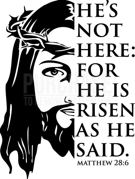 He Is Not Here For He Is Risen As He Said Svg Christian Bible Verse Svg