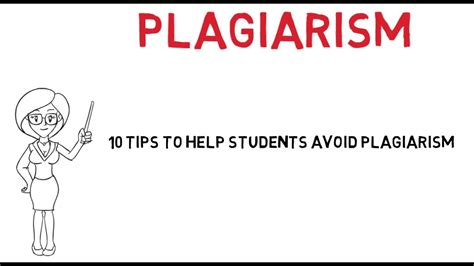 The most insightful definition could be found in the dictionary. 10 tips to help students avoid plagiarism - YouTube