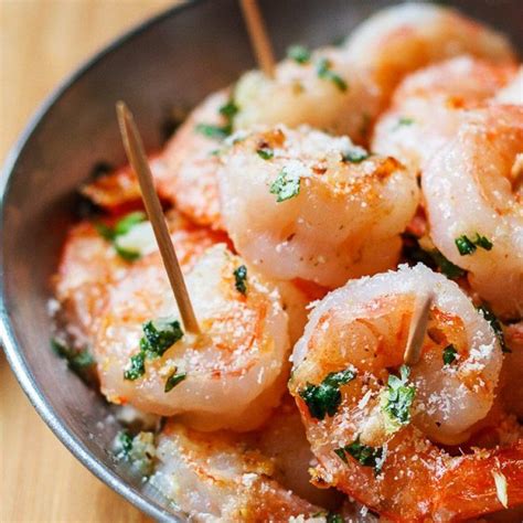Garlic Parmesan Roasted Shrimp Easy Appetizer Recipes Shrimp Recipes