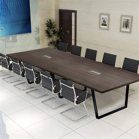 Modern 12ft Conference Room Table With Metal Frame And Uk Ubuy
