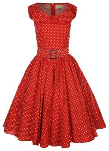 Lindy Bop `hetty` Red Polka Dot Bow Shawl Collar Vintage 1950`s