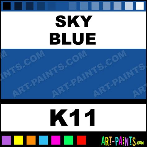 Sky Blue Ink Tattoo Ink Paints K11 Sky Blue Paint Sky Blue Color