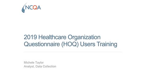 Aug 20, 2021 · health plan report card. 2019 Healthcare Organization Questionnaire Presentation - NCQA