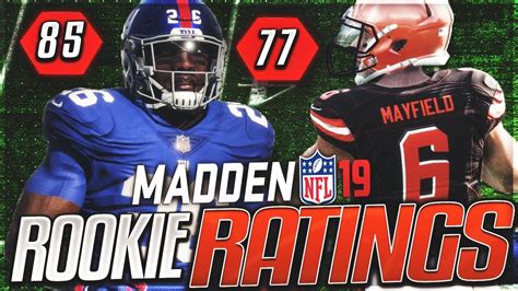While former lsu tiger and current bengal wunderkind joe burrow unsurprisingly leads the group, utah state's. Madden 19 Rookie Ratings for ALL 1ST ROUND PICKS | c4's ...