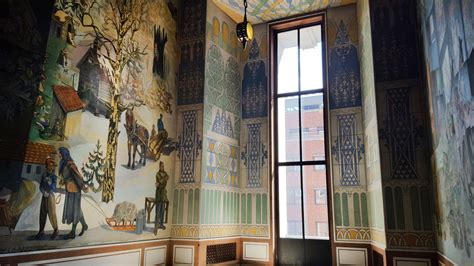 Magnificent Murals On The Second Floor Of Oslo City Hall By Per Krohg