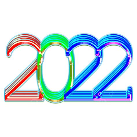 다채로운 새로운 2022 디자인 Png 이미지 일러스트 텍스트 효과 효과 명확한 Png 일러스트 및 Psd 이미지 무료 다운로드 Pngtree