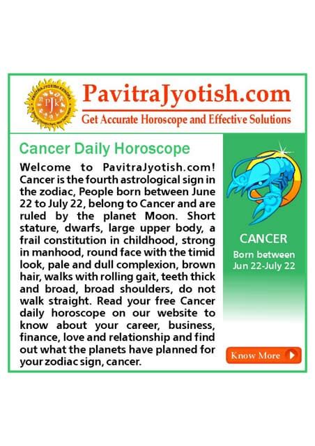 Cancer Daily Horoscope