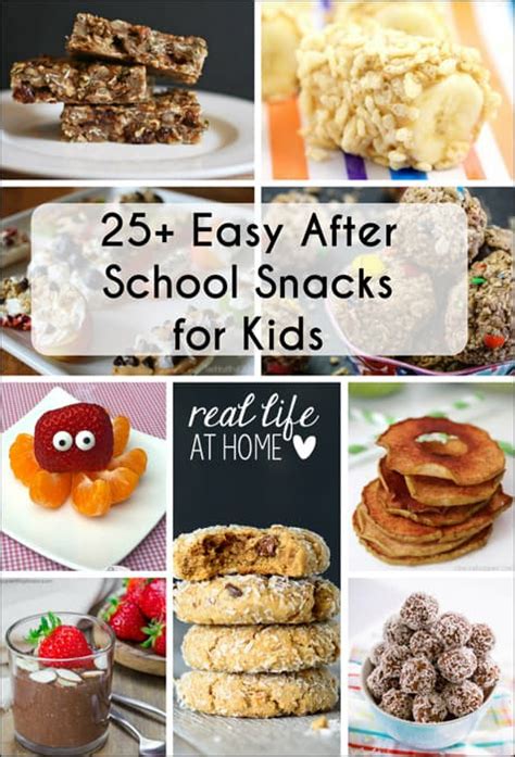 25 Easy After School Snacks For Kids Real Life At Home