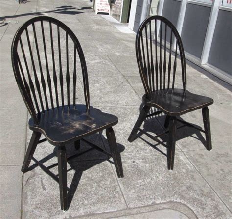 Simple living carolina windsor dining chairs (set of 2). UHURU FURNITURE & COLLECTIBLES: SOLD Two Black Windsor ...