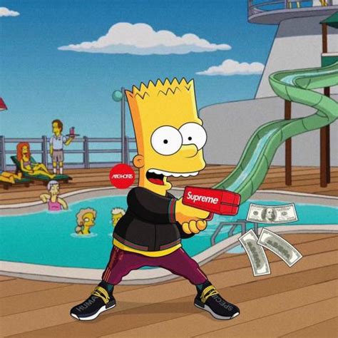 Free Download Hood Bart Simpson Supreme Wallpapers Top Hood Bart