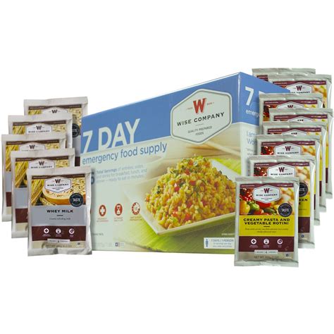 4.6 out of 5 stars 1,069 ratings. Wise Company 7 Day Emergency Food Supply Box - Walmart.com ...
