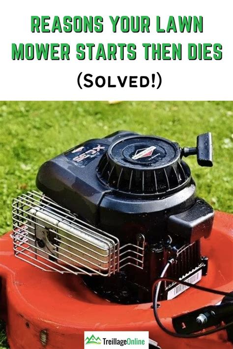 Reasons Your Lawn Mower Starts Then Dies Solved In 2022 Lawn Mower