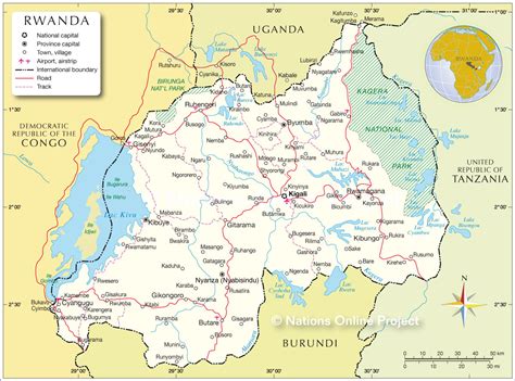 Rwandan and mozambican troops have retaken a key port city from islamist militants in northern mozambique, the rwandan military says. Political Map of Rwanda - Nations Online Project