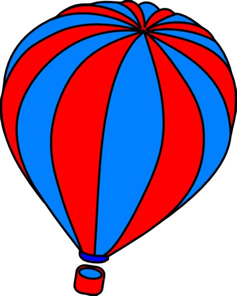 Hot Air Balloon Grey Clip Art At Vector Clip