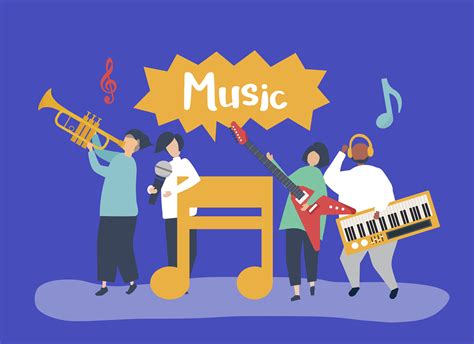 A Band Performing Live Music Download Free Vectors Clipart Graphics
