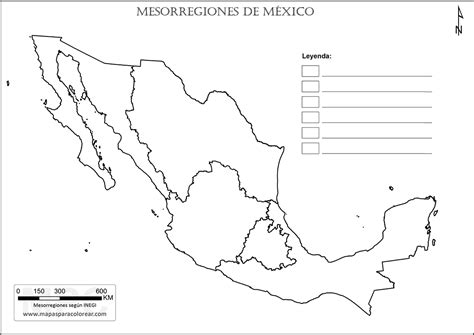 Mapa De La Republica Mexicana Con Division Politica Y Sin Nombres Images
