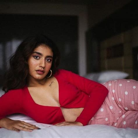 Wink Girl Priya Prakash Varrier Shares Steamy Bedroom Pictures