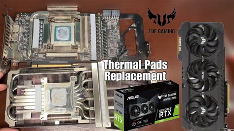 3080 Asus Tuf Gaming Thermal Pads Replacement YouTube