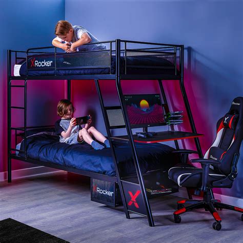 Gaming Beds Armada Gaming Bunk Bed With Desk