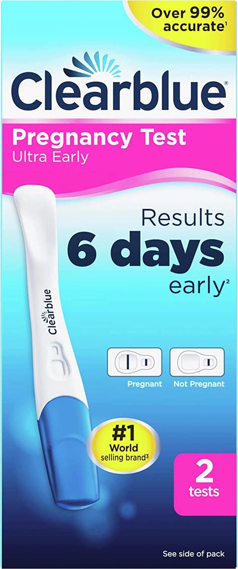 X Clearblue Ultra Early Pregnancy Test Days Digital Words Over 99