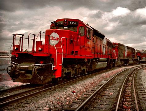 Big Red Train Trains Pinterest