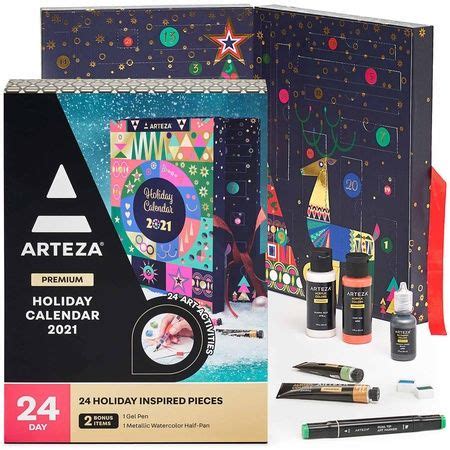 Day Advent Art Calendar Arteza Calendrier De L Avent Calendrier