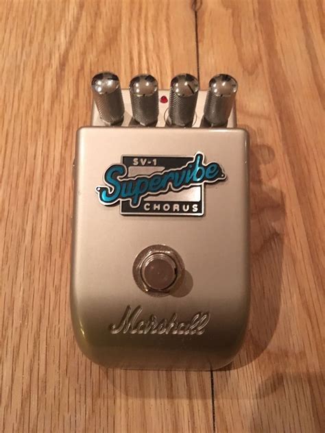 Marshall SV-1 Supervibe chorus guitar effects pedal | Guitar effects pedals, Guitar effects, Pedal