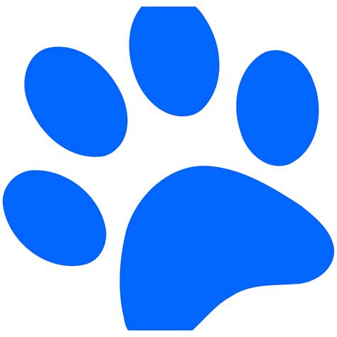 Blue Paw Print Png Svg Clip Art For Web Download Clip Art Png Icon Arts