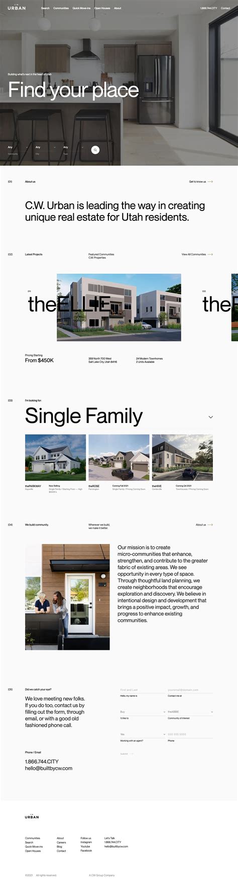 C.W. Urban Website design - Lapa Ninja