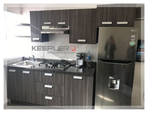 Estas se componen de diferentes muebles los cuales puedes modular segun tu espacio y diseño. cocina integral moderna en un solo tono. | Cocinas ...