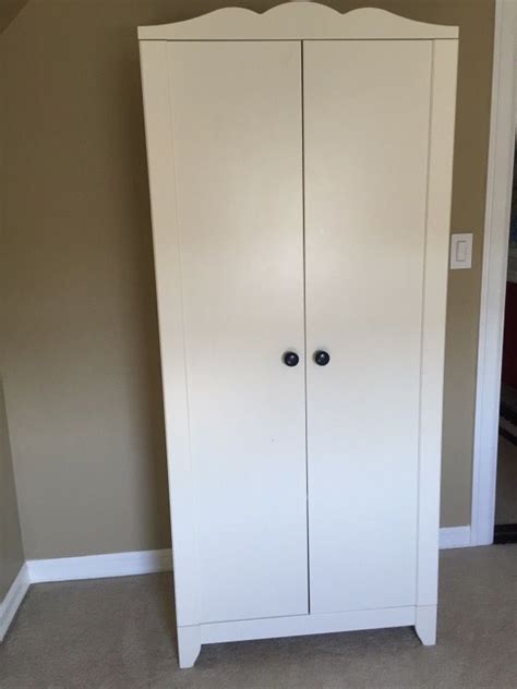 Ikea makes it easy to stay organized with their large range of closets. Children's Wardrobe Closet Armoire White IKEA Hensvik ...