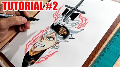 Como Desenhar O Asta Black Clover 2 Cómo Dibujar Anime Youtube