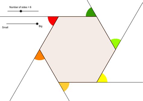 Exterior Angles Of Regular Polygons Geogebra