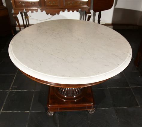 The flawless wooden center table or coffee tables which are of various shapes, sizes and colors would totally transform your living area without any huge investment. Dutch Marble-Top Center Hall Table For Sale at 1stdibs