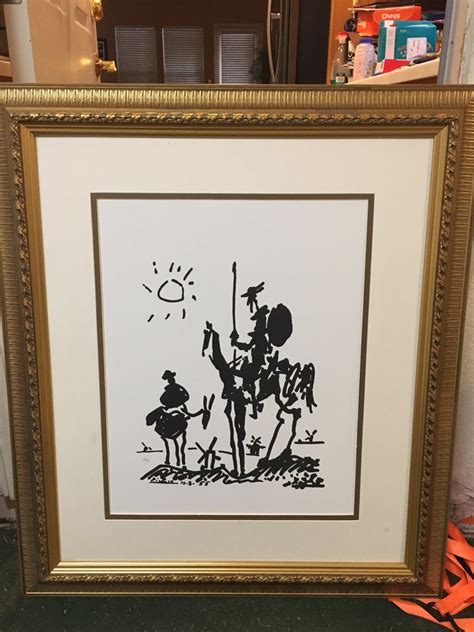 Don Quixote Certified Numbered Litho Value Pablo Picasso Club