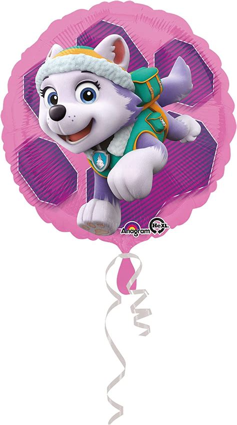 Balloons 25 Supershape Giant Foil Paw Patrol Pink Skye And Everest