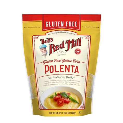 Bobs Red Mill Gluten Free Corn Grits Polenta 24 Ounce Pouch 4 Per Case