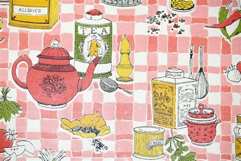 1970s Kitchen Vintage Wallpaper Hannahs Treasures
