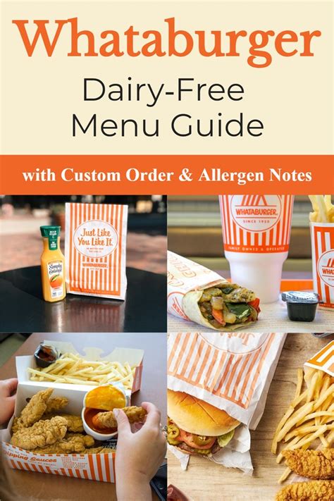 Whataburger Dairy Free Menu Guide With Allergen Notes And Vegan Options