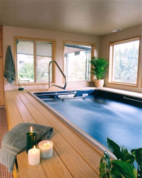 Endless pool can be referred to as an infinity pool or the counter current unit that lets swimmers to use it as a trainer to continuously swim for longer period in a with heaters, expense is the problem. Candle-lit, or with natural light from the large windows ...