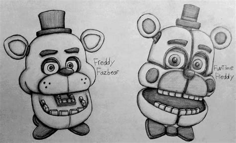 How To Draw Freddy Fazbear Head