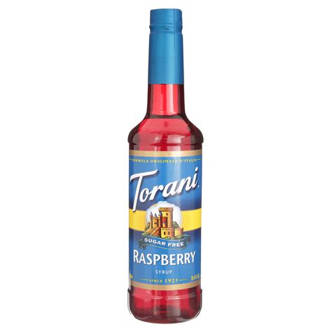 Torani Sugar Free Raspberry Syrup Handcrafted Soda Drink Mix 750ml