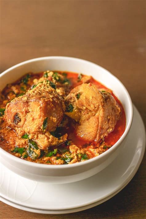 · egusi soup made the nigerian way with red palm oil and different kinds of meats. Egusi Soup Recipe - My Active Kitchen