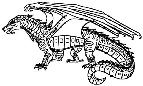 Printable Wings Of Fire Coloring Pages Printable Templates