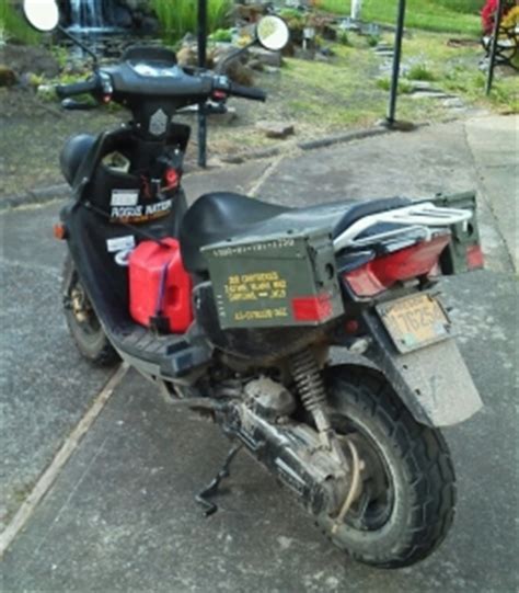 Scooter riders will get a little pep in their step with this one. Yamaha Offroad Zuma Motorcycle Build by TeamCatFlap